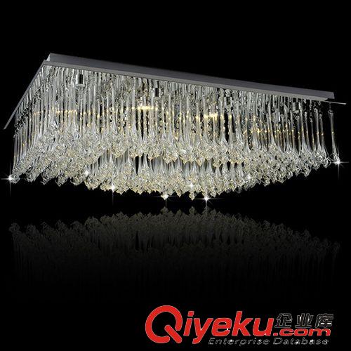 客廳長方形LED水晶吸頂燈燈具批發古鎮燈飾廠家原始圖片2