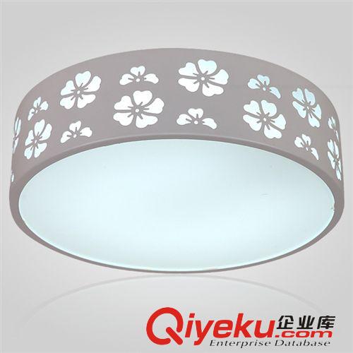 現代簡約LED鋁材亞克力吸頂燈臥室燈過道燈具房間燈圓形燈批發原始圖片2