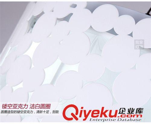 廠家直銷一件代發圓形亞克力雕花客廳臥室燈飾溫馨浪漫節能吸頂燈原始圖片3