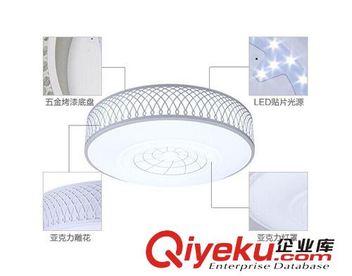 LED現代簡約客廳臥室廚衛吸頂燈鏤空雕花【尊雅燈飾照明】原始圖片3