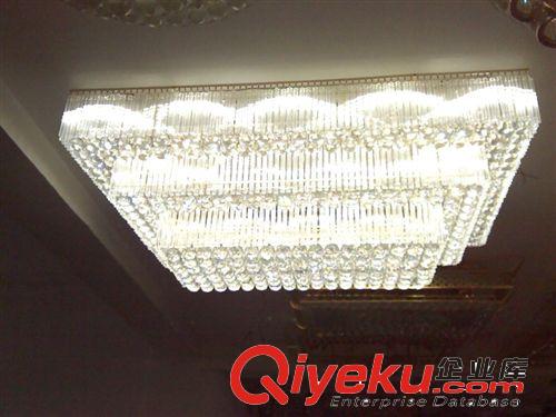 led梅花棒S金水晶燈正長方形客廳臥室餐廳吸頂燈80cm1 1.2 1.5米