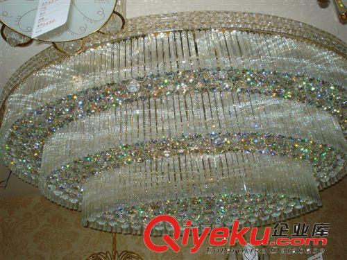 led梅花棒S金水晶燈 橢圓大氣客廳臥室餐廳酒店吸頂燈 1.2 1.5米