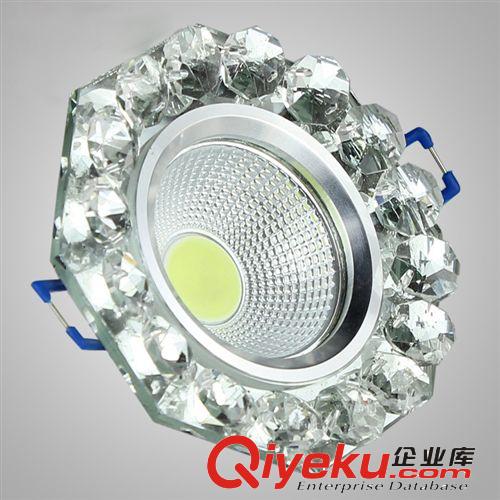 led水晶天花燈筒燈射燈玄關過道燈 全套3W 節能客廳吊頂燈具原始圖片3