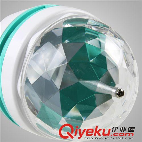 LED水晶魔球燈3W七彩旋轉(zhuǎn)舞臺(tái)燈KTV閃光燈聚會(huì)婚慶彩燈批發(fā)原始圖片2