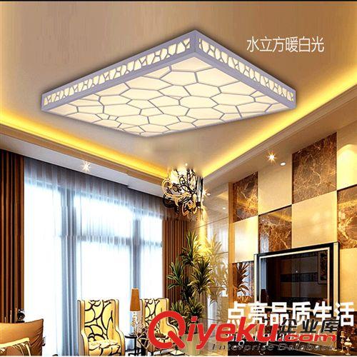 東鑫新款LED吸頂燈長方形客廳燈具簡約臥室客房燈餐廳方形吸頂燈