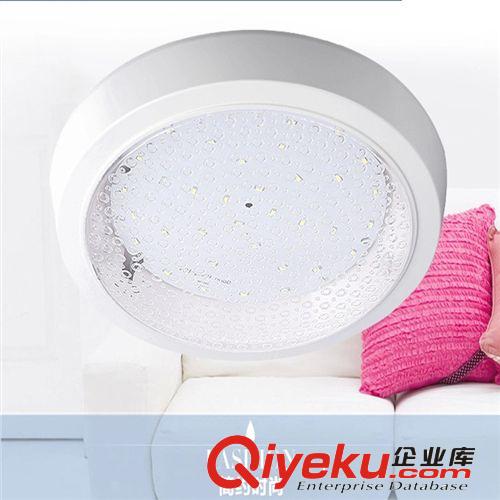 LED廚衛燈 陽臺燈高亮LED5730貼片吸頂燈浴窒燈 圓形明裝廠家批發