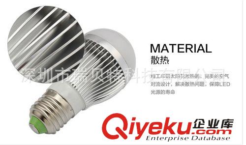 品質廠家直供led球泡燈 白黃光可選 3w5w7w現貨發售原始圖片2