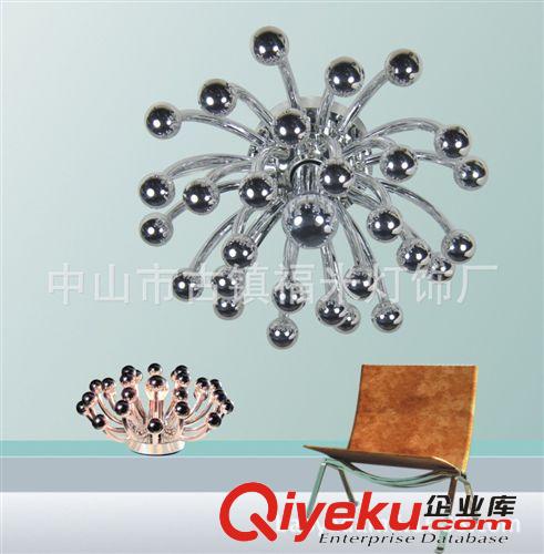 現(xiàn)代時尚燈具 酒店餐廳書房家居客廳吸頂燈 創(chuàng)意折射菊花吸頂燈原始圖片2