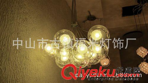 現(xiàn)代風(fēng)格 氣泡球異型燈 時(shí)尚簡(jiǎn)約氣泡球玻璃吊燈 客廳 餐廳吊燈原始圖片2