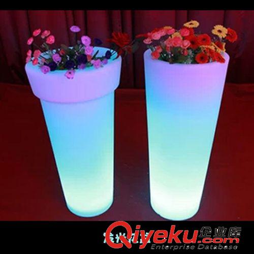 LED發光花盆園林花盆辦公室花盆創意家具發光家具東莞家具