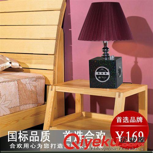 廠家供應時尚布藝按鈕式音樂臺燈簡約客廳臥室床頭MP3音樂臺燈