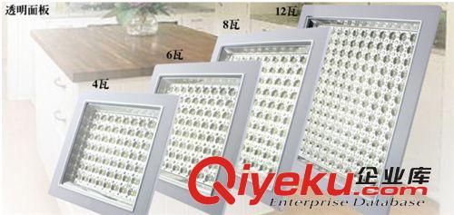 暗裝方形LED廚衛燈吸頂燈嵌入式集成吊頂廚房衛浴過道燈