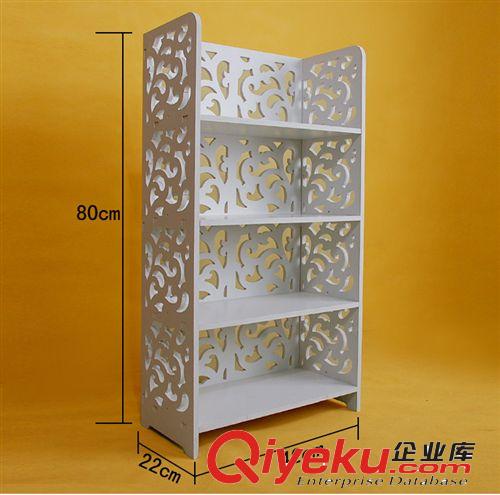 雕花鏤空四層置物架宜家家居書架衛(wèi)生間浴室隔板置物架擱板博古架