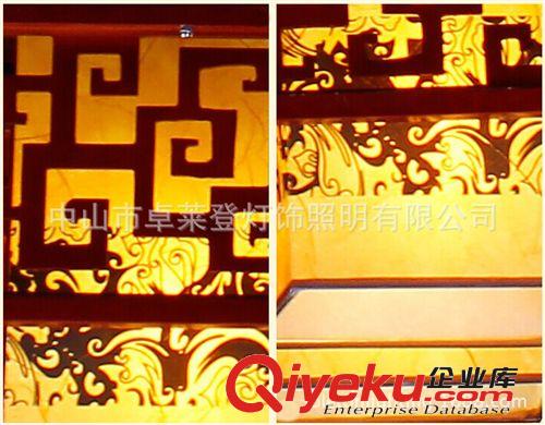 廠家直銷中式吊燈實木客廳酒店大堂茶樓4頭吊燈木藝羊皮燈具燈飾原始圖片3