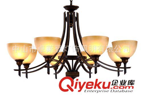 廠家供貨直銷淘貨源歐式復(fù)古美式鄉(xiāng)村酒店吊燈田園簡約吊燈飾8頭