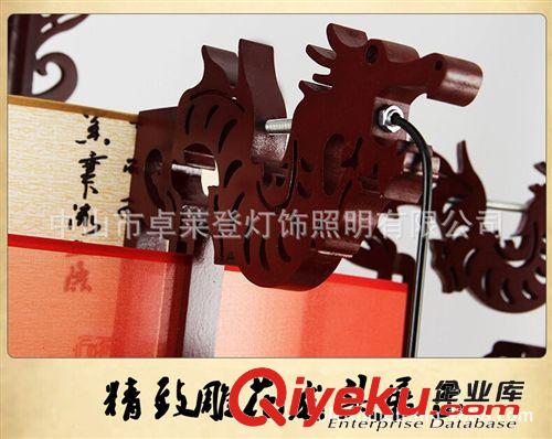 廠家直銷大吊燈 中式羊皮吊燈 客廳酒店大堂燈 實木吊燈燈具燈飾