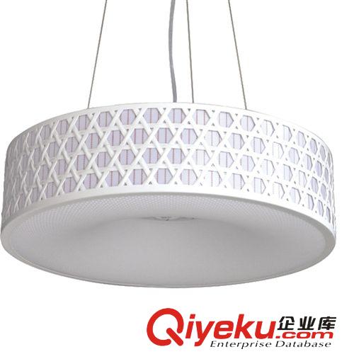 中山古鎮燈飾生產廠家現貨批發22w鐵藝時尚籬笆LED亞克力餐廳吊燈
