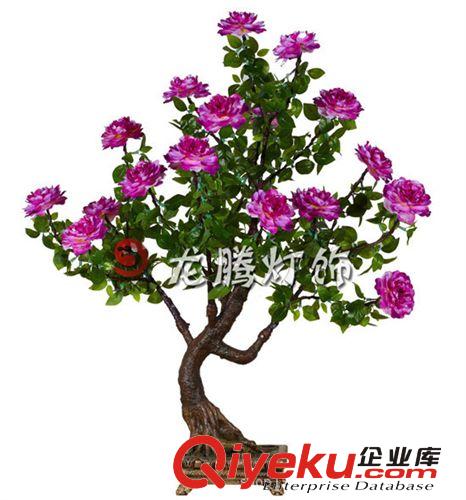 2013新款 1.4米 LED仿真牡丹花盆景