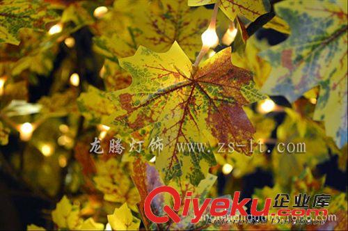 廠家供應(yīng) 1.4米led樹燈 gf真黃色楓葉發(fā)光樹  庭院景觀燈