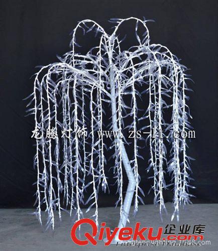 物美價(jià)廉 2米led白色柳樹 戶外裝飾景觀樹 led庭院發(fā)光防水樹原始圖片2