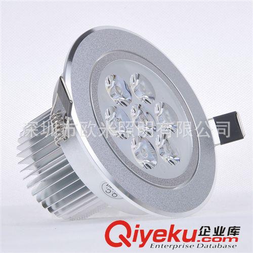 歐米led射燈7W節能全套背景墻燈 led客廳店鋪商場展柜天花射燈原始圖片2