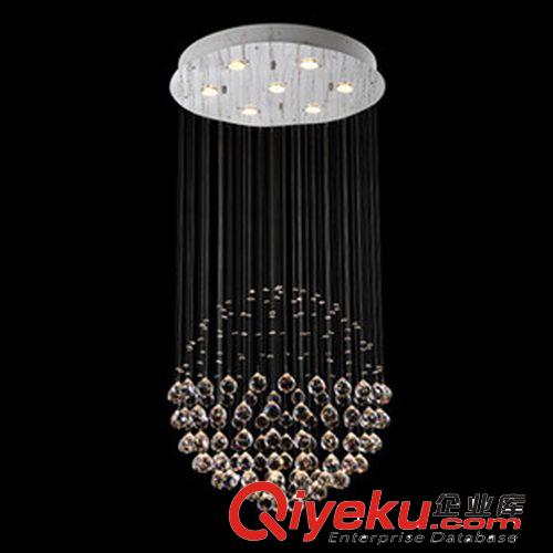歐蘭格仕品牌復式樓球形水晶吊燈 餐廳客廳燈具 廠家現貨tj促銷原始圖片3