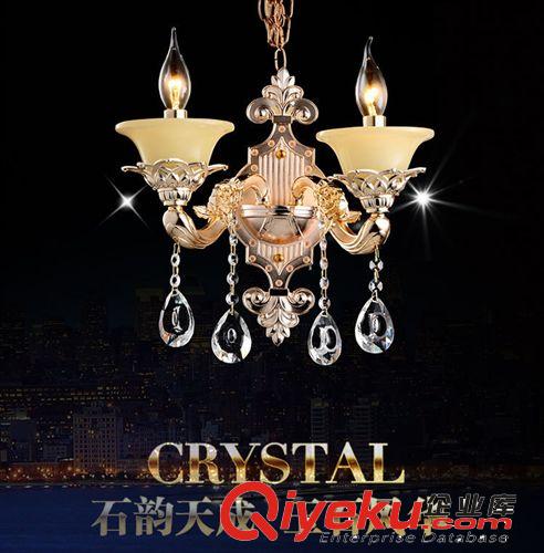 批發(fā)定做水晶吊燈 酒店客廳蠟燭燈 餐廳創(chuàng)意燈飾 歐式工程吊燈原始圖片2