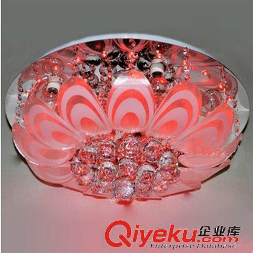 拿樣定做圓形餐廳燈 led客廳吸頂燈 現代簡約時尚創意水晶燈原始圖片3