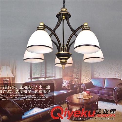 工廠批發(fā)歐式鐵藝吊燈 現(xiàn)代簡(jiǎn)約吊燈客廳LED吊燈餐吊燈 一件代發(fā)原始圖片3