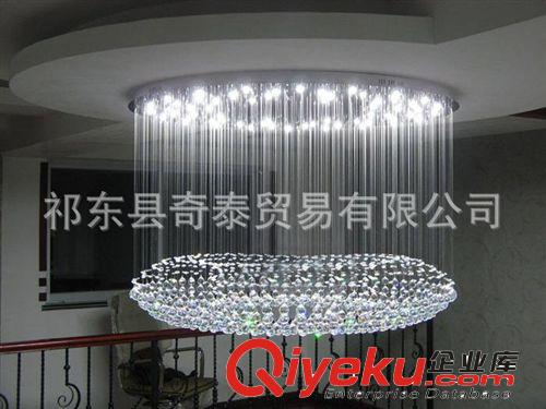 中山古鎮燈飾批發簡約圓形客廳臥室LED水晶吸頂燈酒店工程燈燈具原始圖片2
