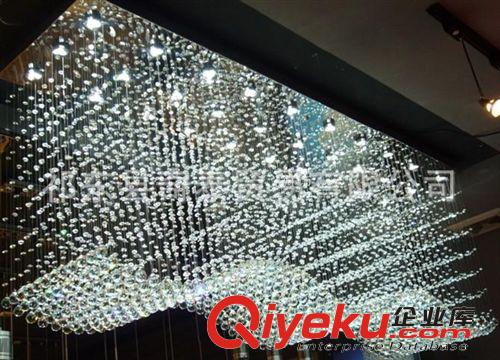中山水晶燈廠家定制簡(jiǎn)約長(zhǎng)方形現(xiàn)代酒店工程燈臥室客廳吸頂燈燈具