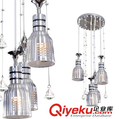 廠家直銷  餐吊燈 餐廳燈具吊燈 LED吊燈 4頭鋁合金燈具 BL054S原始圖片2