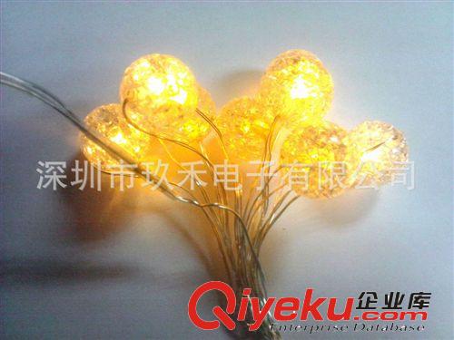 供應(yīng)：LED銅線燈串、爆花珠燈串、裂紋燈、圣誕裝飾燈、圓球燈串原始圖片3