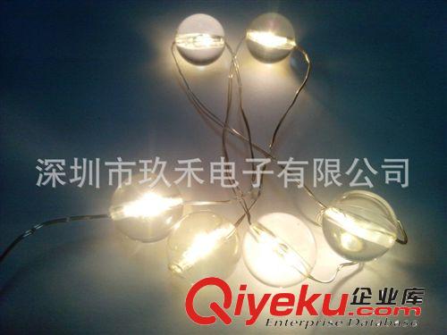 水晶珠燈串、LED窗簾燈串、圓珠裝飾燈串、掛件燈串【廠家直銷】原始圖片2