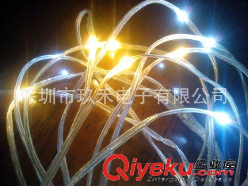 專業(yè)生產(chǎn)：軟線燈、3AA電池盒LED軟線燈串 100LED、防水軟線燈