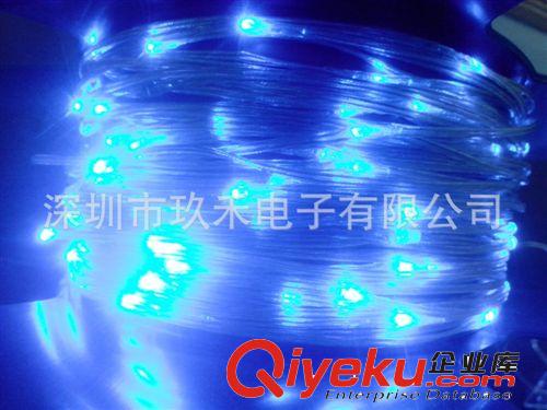 專業生產：軟線燈、3AA電池盒LED軟線燈串 100LED、防水軟線燈