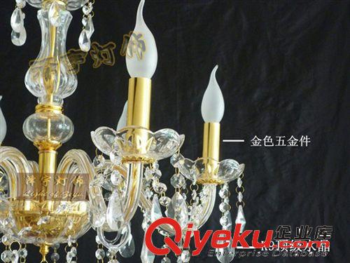 供應(yīng)歐式水晶燈 精美蠟燭水晶吊燈 客廳臥室餐廳燈 現(xiàn)貨批發(fā)tj原始圖片3