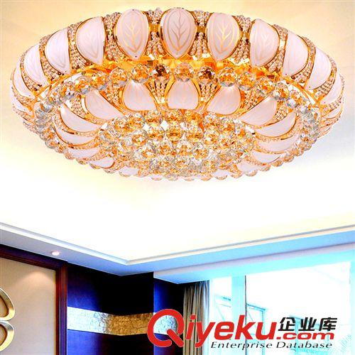 供應水晶燈 金色吸頂燈 臥室客廳餐廳燈具燈飾 經典蓮花現貨批發