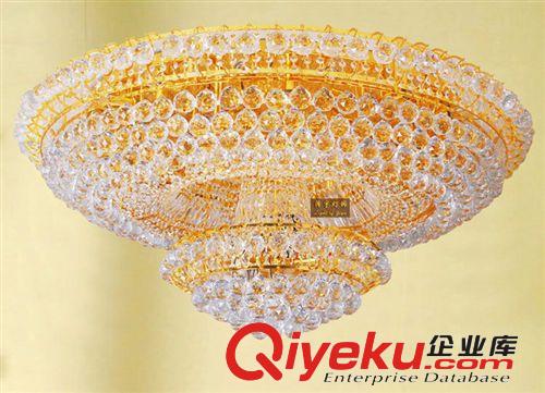供應批發(fā) {dj0}K9水晶燈 gd客廳燈 酒店工程LED遙控燈具 吸頂燈原始圖片2