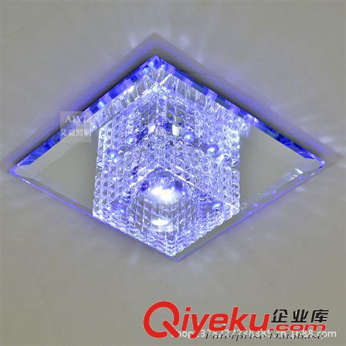 批發(fā) 方形LED水晶過道燈玄關(guān)燈走廊燈 門廳燈天花燈吸頂燈1216原始圖片3