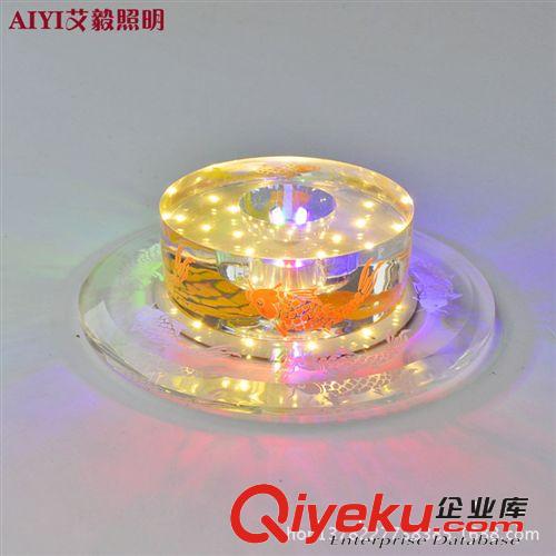 批發(fā) 新品LED水晶筒燈過道燈走廊燈 門廳玄關(guān)燈吸頂燈具1225原始圖片2
