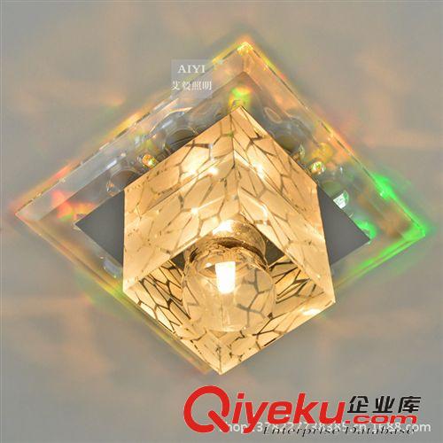 廠家直銷 LED吸頂燈水晶燈過道燈 玄關燈走廊燈水立方燈筒燈1110原始圖片2