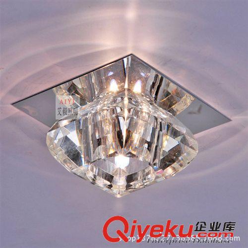 批發 LED水晶過道燈 門廳燈玄關水晶射燈走廊燈 吸頂燈具2003