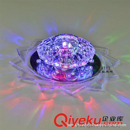 批發 新款LED水晶過道燈 玄關燈陽臺燈走廊燈筒燈吸頂燈具1308原始圖片3