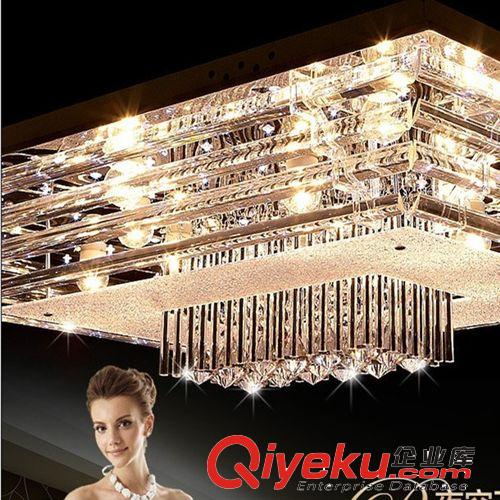 【優質供應】客廳燈臥室水晶燈具 led吸頂燈飾批發吸頂燈水晶燈