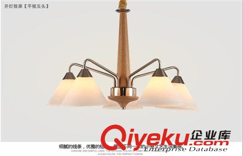 廠家直銷 歐式風格時尚客廳燈飾 簡約時尚風格 家居客廳 原木吊燈原始圖片2