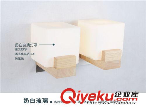 簡約現代田園風格 客廳臥室壁燈書房溫馨原木床頭燈 廠家批發原始圖片3