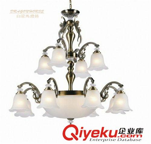 廠家批發 新款 歐式 經典 鐵藝 水晶 吸頂燈 客廳/臥室/ 吊燈