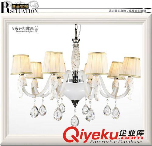 歐式水晶吊燈客廳燈現代簡約臥室燈溫馨led餐廳浪漫美式吊燈原始圖片3