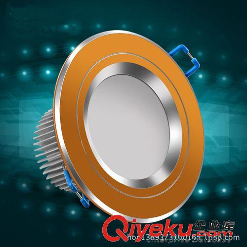 工廠直銷 led燈 LED筒燈 3w筒燈  led天花筒燈 防霧筒燈2.5-8寸原始圖片2